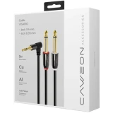 Кабель 3.5 Jack (M) - 2x 6.3 Jack (M), 5м, Caweon GIR-5M