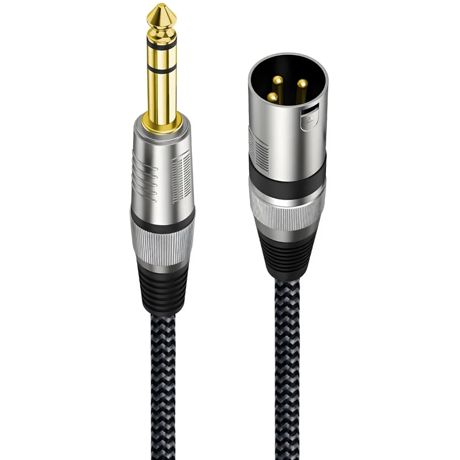 Кабель 6.3 Jack (M) - XLR (M), 5м, Caweon NI-5M