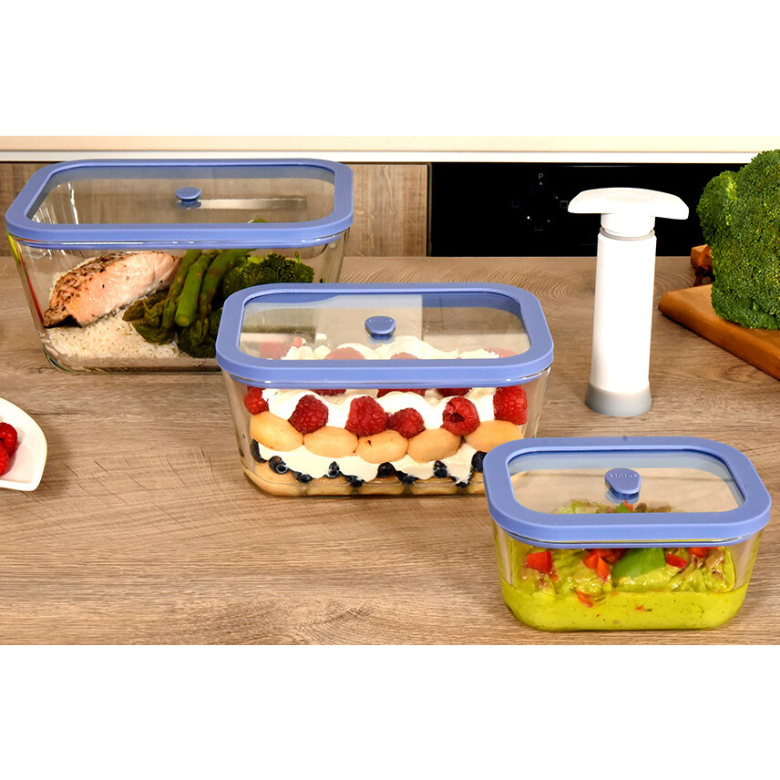 Вакуумные контейнеры Status Viva set 4 Lilac - фото 4