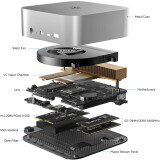 Мини ПК Beelink SEi14 Frost Silver (185H/32G/1TB/Win11P) (SEi14/185H/32G/1TB/Win11P)