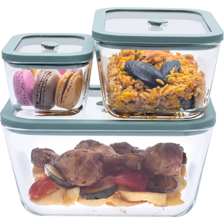 Вакуумные контейнеры Status Viva set 4 Mint - фото 2