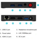 Мини ПК Beelink T5 Black (N4020/4GB/64GB/NoOS) (T5/N4020/4GB/64GB/NoOS)