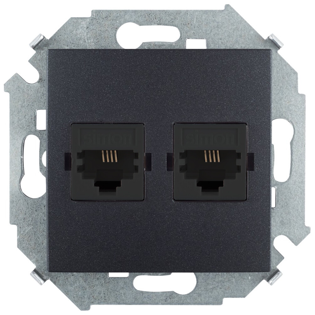 Розетка RJ-11 Simon 1591589-038