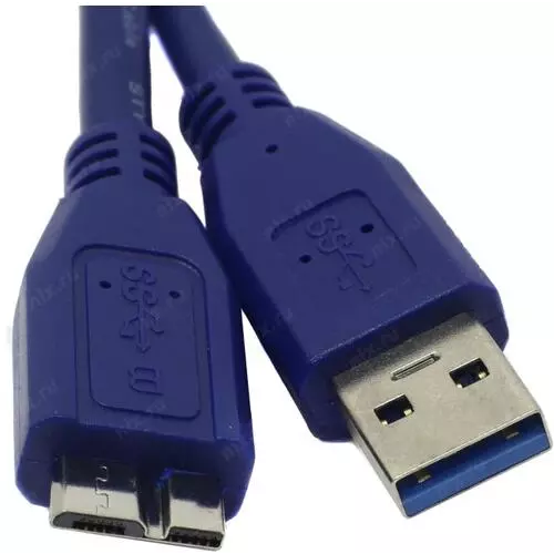 Кабель USB A (M) - microUSB 3.0 B (M), 0.3м, ExeGate EX-CC-USB3-AMmicroBM9P-0.3
