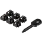 Заглушка Lanmaster LAN-SEC45-PL-SET-BK, 6 шт.