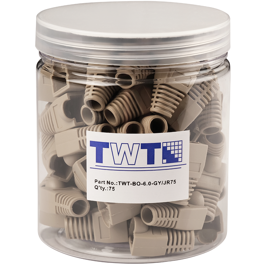 Колпачок RJ-45 TWT TWT-BO-6.0-GY/JR75, 75 шт.