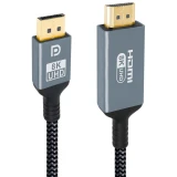 Кабель DisplayPort (M) - HDMI (M), 1м, Caweon ECB-1M
