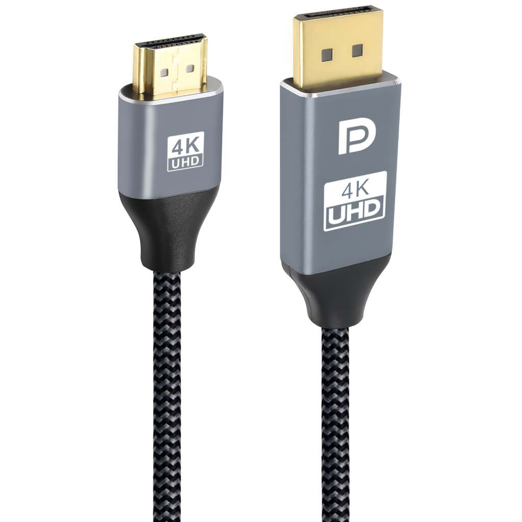 Кабель DisplayPort (M) - HDMI (M), 5м, Caweon ECC-5M