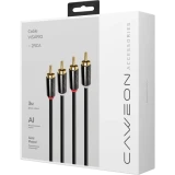 Кабель 2x RCA (M) - 2x RCA (M), 3м, Caweon JJ-3M