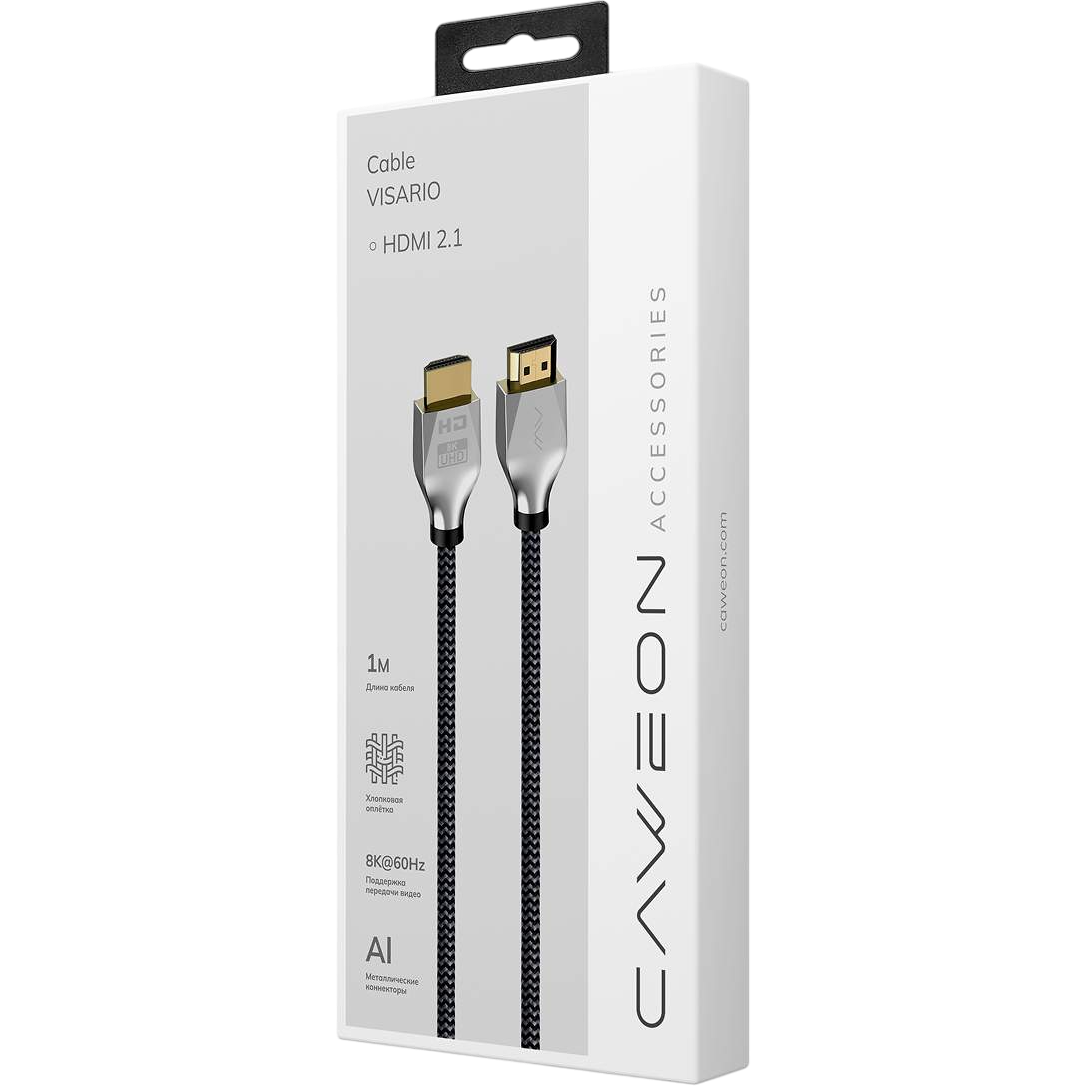 Кабель HDMI - HDMI, 1м, Caweon CCI-1M - фото 2