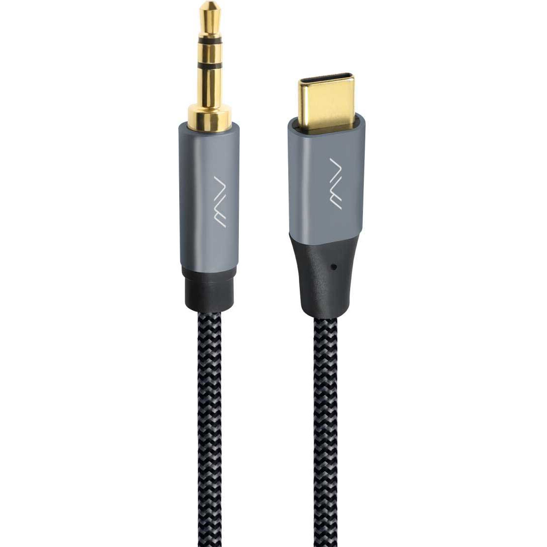 Кабель USB Type-C - 3.5 Jack, 1м, Caweon AG-1M