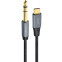 Кабель USB Type-C - 6.3 Jack, 3м, Caweon AI-3M
