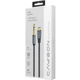 Кабель USB Type-C - 6.3 Jack, 1м, Caweon AI-1M