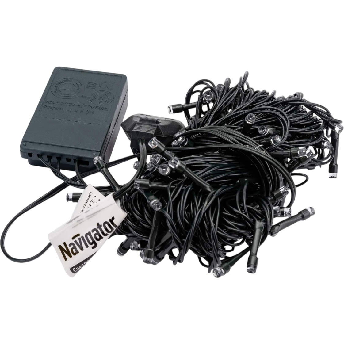 Гирлянда Navigator NGF-S01-100WW-10-11.5m-230-C8-G-IP20 - 14021 - фото 2