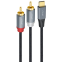 Кабель USB Type-C - 2x RCA, 1м, Caweon AJ-1M