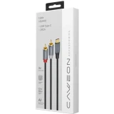 Кабель USB Type-C - 2x RCA, 3м, Caweon AJ-3M