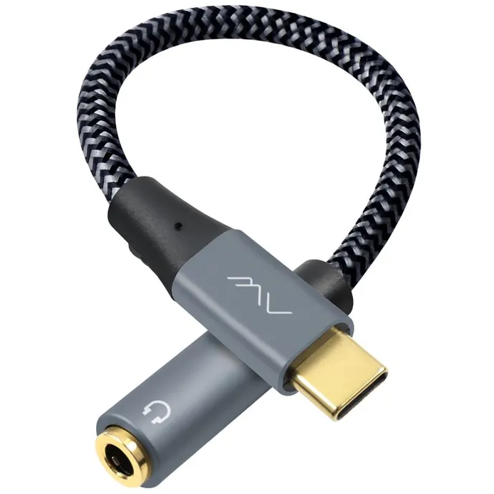 Переходник USB Type-C - 3.5 Jack (F), 0.2м, Caweon AM-20CM