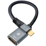 Переходник USB Type-C - DisplayPort (F), 0.2м, Caweon AF-20CM