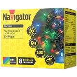 Гирлянда Navigator 61 822 NGF-S01-100RGBY-10-9.5m-230-C8-BL-IP44 (61822)