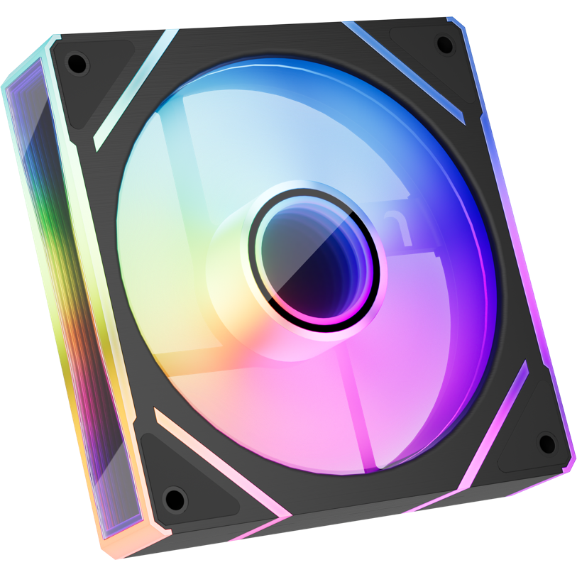 Вентилятор для корпуса 1STPLAYER FC7 ARGB Black - FC7-BK - фото 2