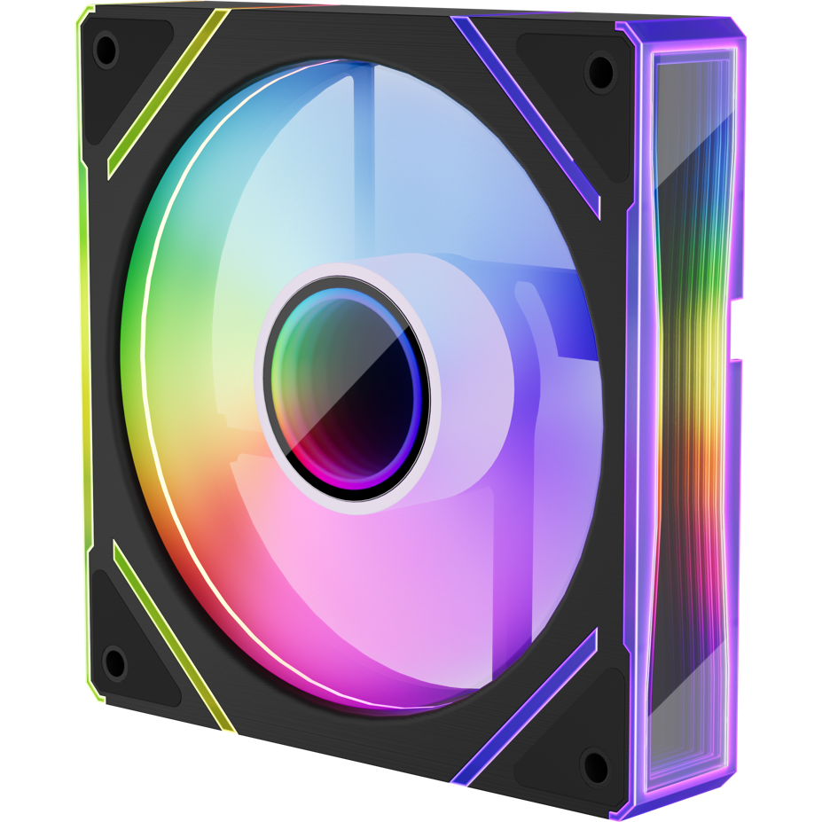 Вентилятор для корпуса 1STPLAYER FC7 ARGB Black - FC7-BK - фото 3