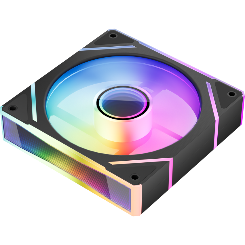 Вентилятор для корпуса 1STPLAYER FC7 ARGB Black - FC7-BK - фото 4