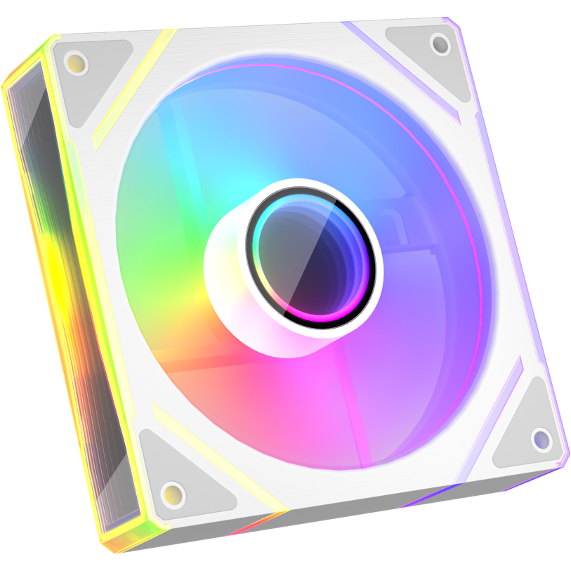 Вентилятор для корпуса 1STPLAYER FC7 ARGB White - FC7-WH - фото 2