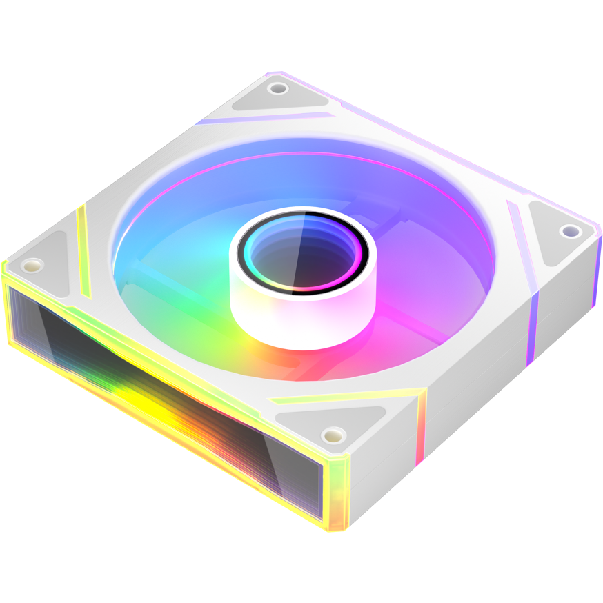 Вентилятор для корпуса 1STPLAYER FC7 ARGB White - FC7-WH - фото 4