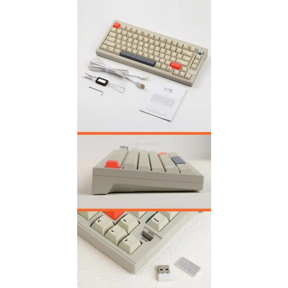 Клавиатура CIDOO V75 PRO White - 1215585 - фото 6