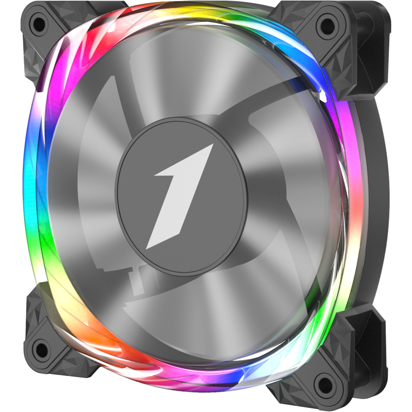 Вентилятор для корпуса 1STPLAYER FS7 ARGB Black - FS7-BK - фото 2
