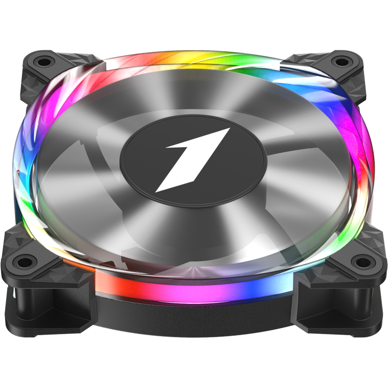Вентилятор для корпуса 1STPLAYER FS7 ARGB Black - FS7-BK - фото 3