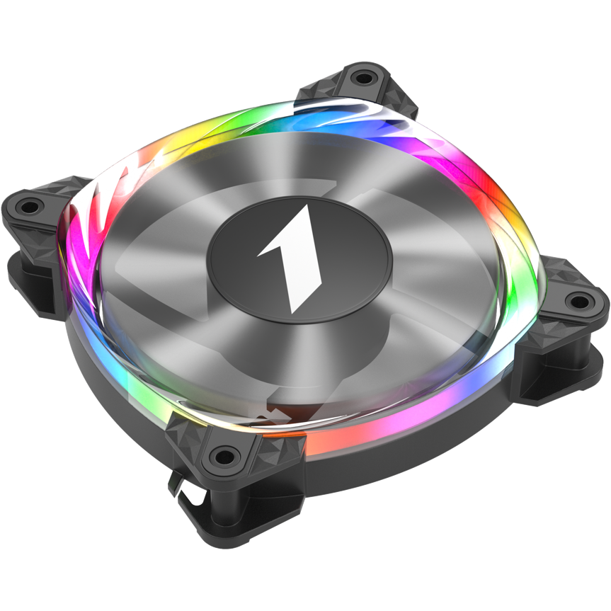 Вентилятор для корпуса 1STPLAYER FS7 ARGB Black - FS7-BK - фото 4