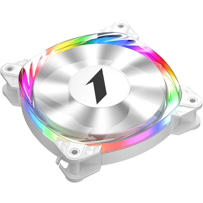 Вентилятор для корпуса 1STPLAYER FS7 ARGB White - FS7-WH - фото 4