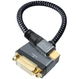 Переходник USB Type-C - DVI (F), 0.2м, Caweon AL-20CM