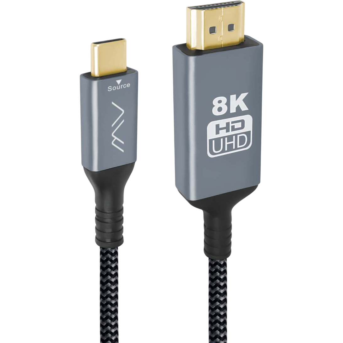 Кабель USB Type-C - HDMI, 1м, Caweon ACB-1M