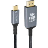 Кабель USB Type-C - HDMI, 1м, Caweon ACB-1M
