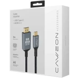 Кабель USB Type-C - HDMI, 3м, Caweon ACB-3M