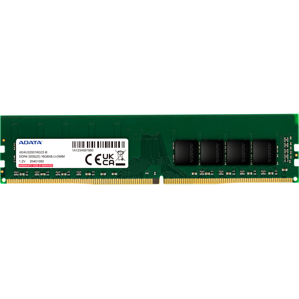 Оперативная память 32Gb DDR4 3200MHz ADATA Premier (AD4U320016G22-DTGN) (2x16Gb KIT) - фото 2
