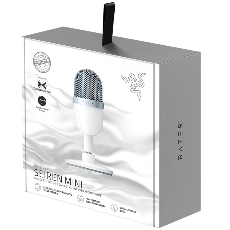 Микрофон Razer Seiren Mini Mercury (RZ19-03450300-R3M1) - фото 4