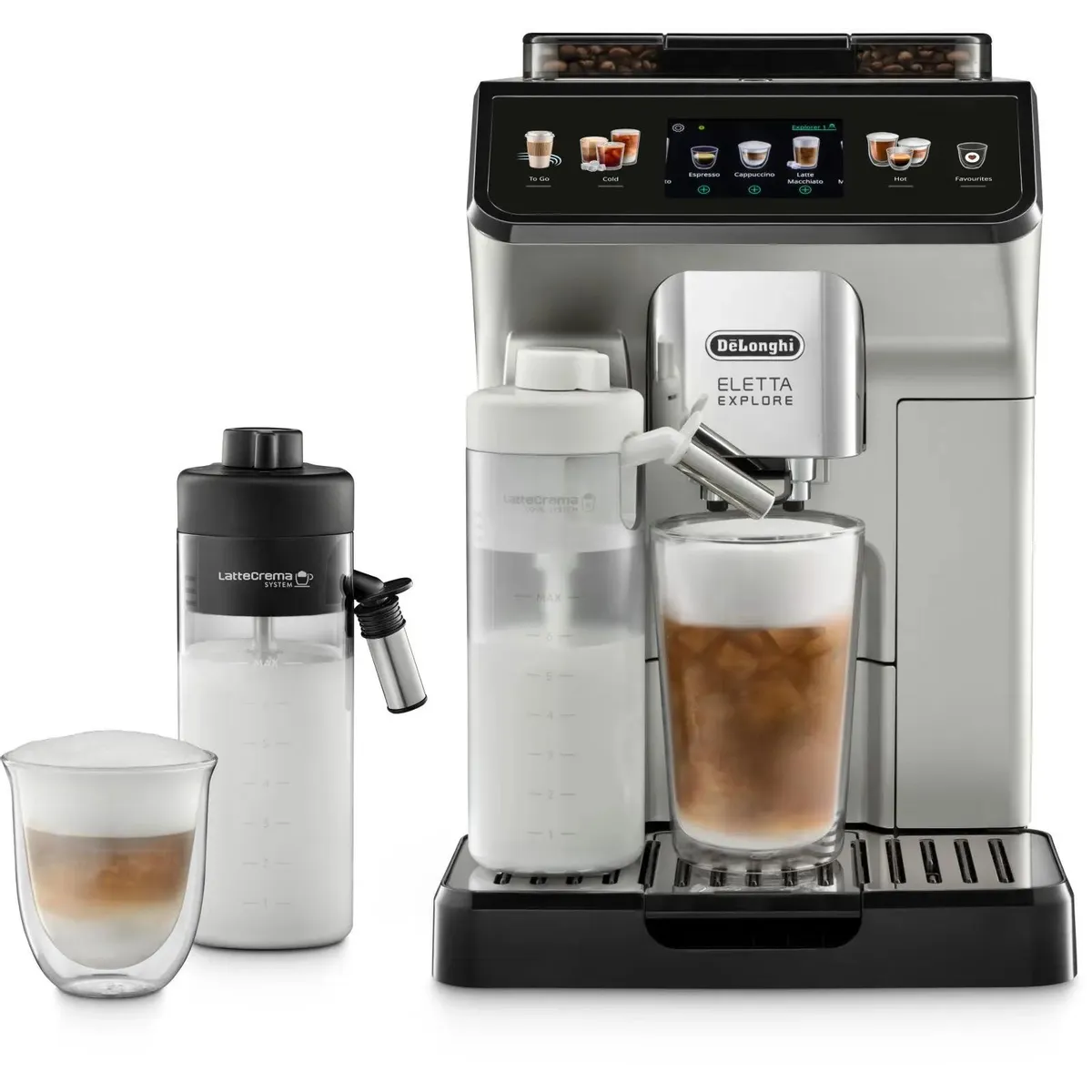 Кофемашина DeLonghi ECAM 450.55.S Eletta Explore - ECAM450.55.S