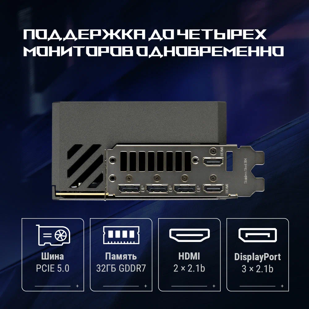 Видеокарта NVIDIA GeForce RTX 5090 ASUS ROG Astral BTF OC 32GB (ROG-ASTRAL-RTX5090-O32G-BTF-GAMING) - фото 13