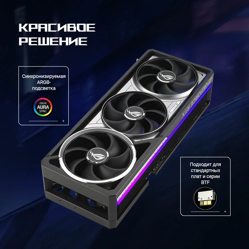 Видеокарта NVIDIA GeForce RTX 5090 ASUS ROG Astral BTF OC 32GB (ROG-ASTRAL-RTX5090-O32G-BTF-GAMING) - фото 17