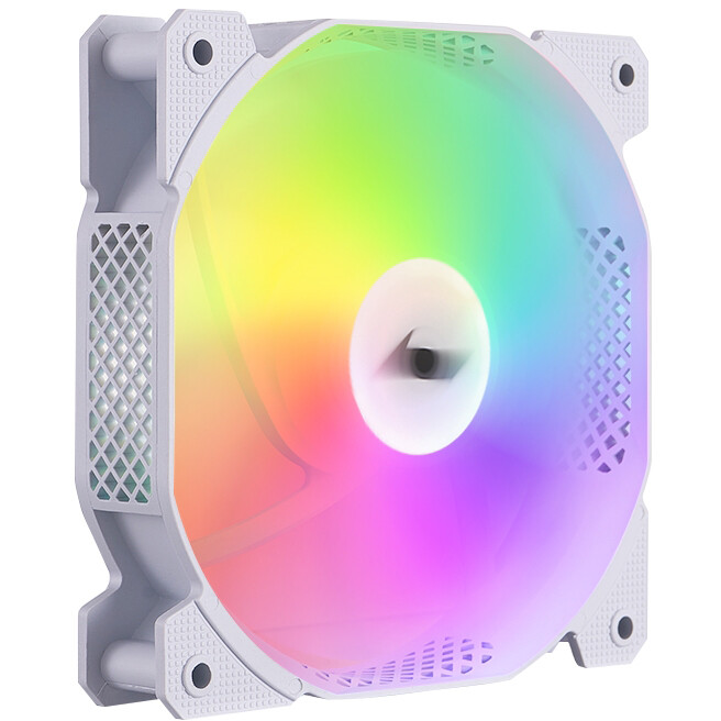 Вентилятор для корпуса 1STPLAYER F7 ARGB White - F7-WH - фото 4