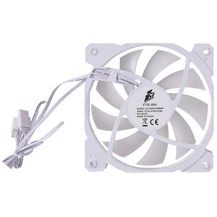 Вентилятор для корпуса 1STPLAYER F7R ARGB White - F7R-WH - фото 9