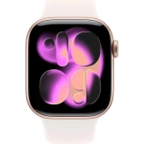 Умные часы Apple Watch Series 11 42mm Rose Gold Aluminium Case With Light Blush Sport Band S/M (MEU04L, MEW24) (MEU04LW/A)