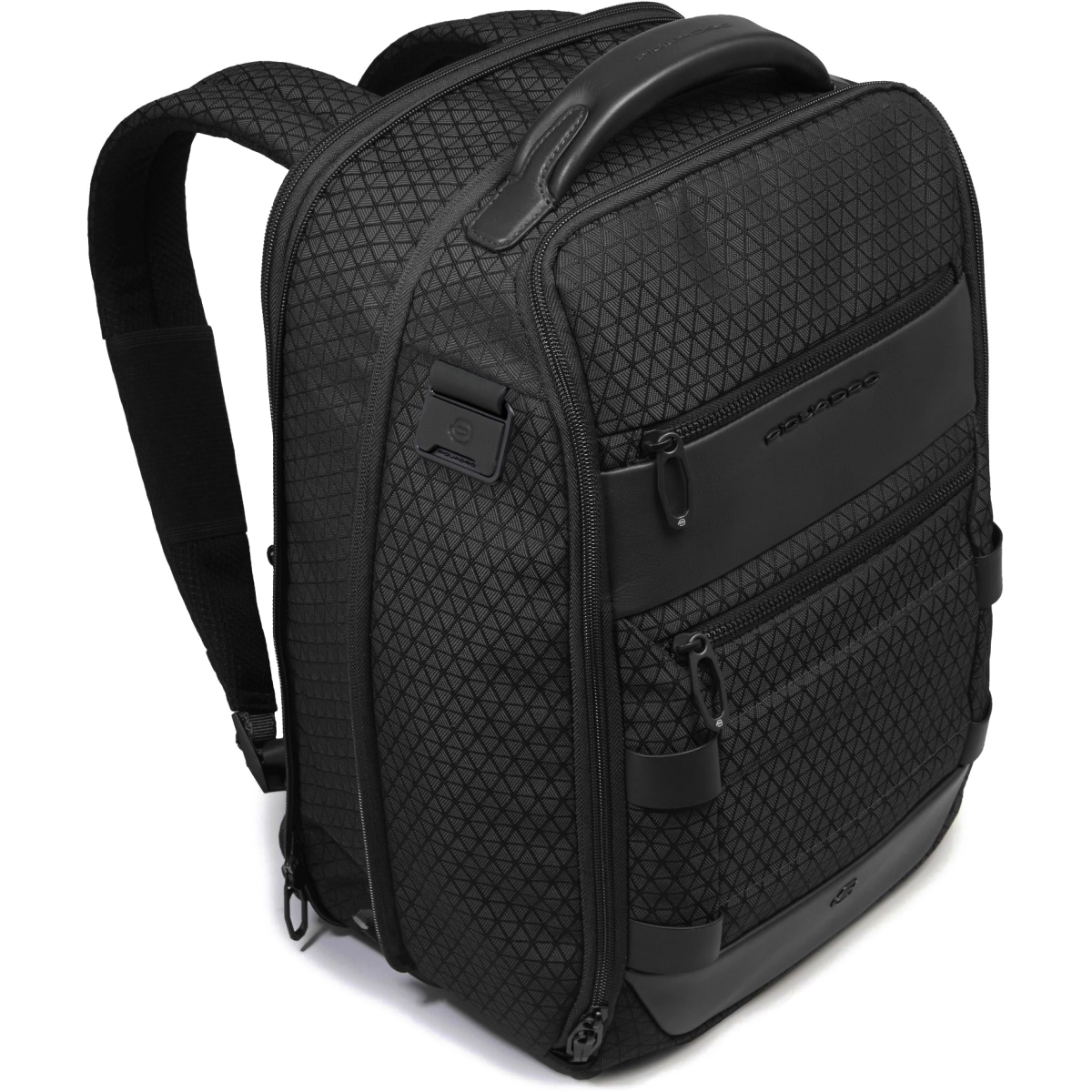 Рюкзак для ноутбука Piquadro Modular Travel Laptop Backpack Fabric Black (CA6827W139) - CA6827W139/N - фото 3