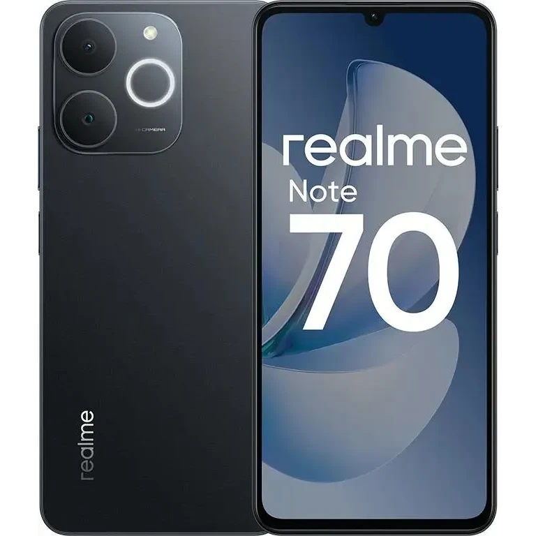 Смартфон Realme Note 70 6/128Gb Black (RMX5313) - 6941764470613