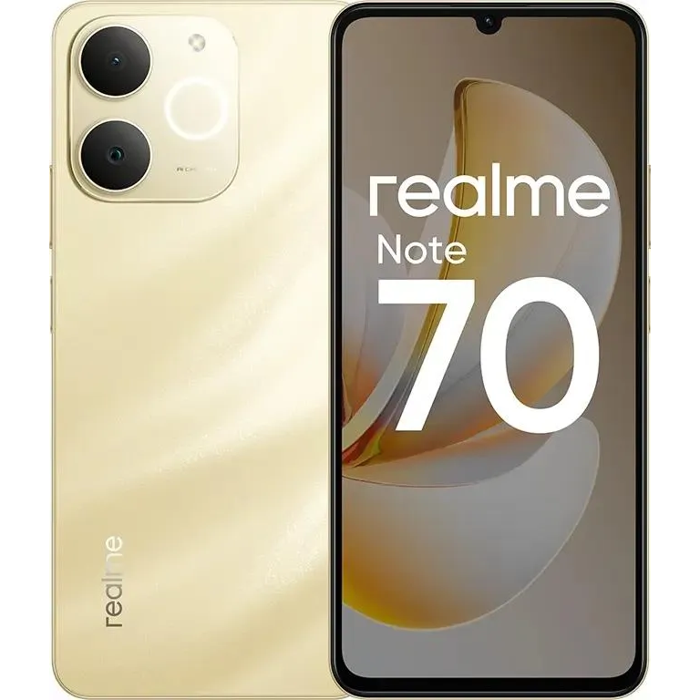 Смартфон Realme Note 70 6/128GB Gold (RMX5313)