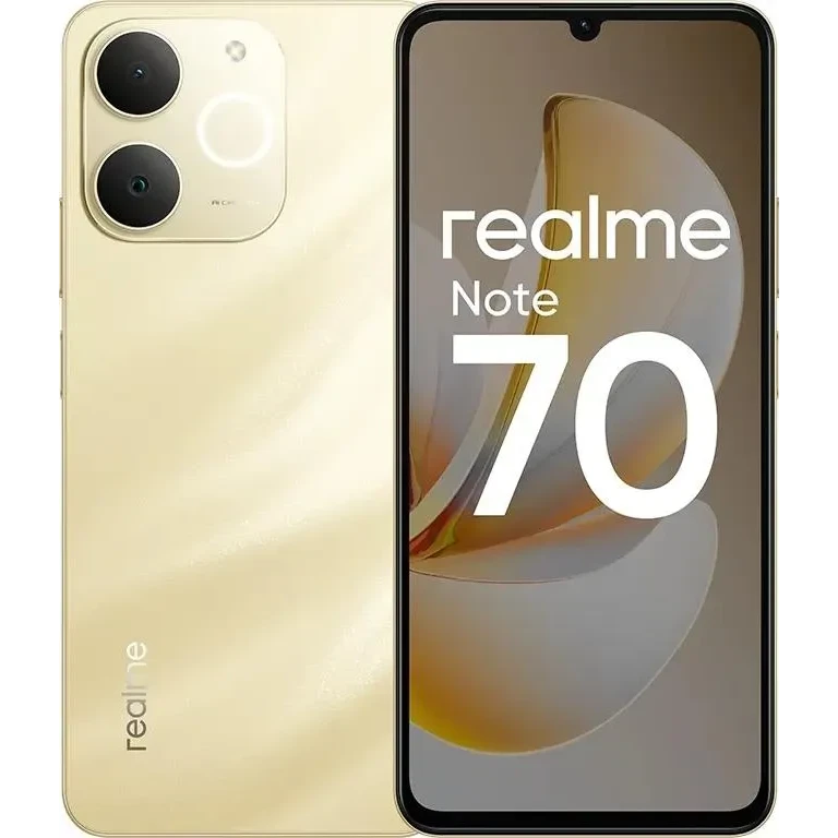 Смартфон Realme Note 70 6/128GB Gold (RMX5313) - 6941764470620