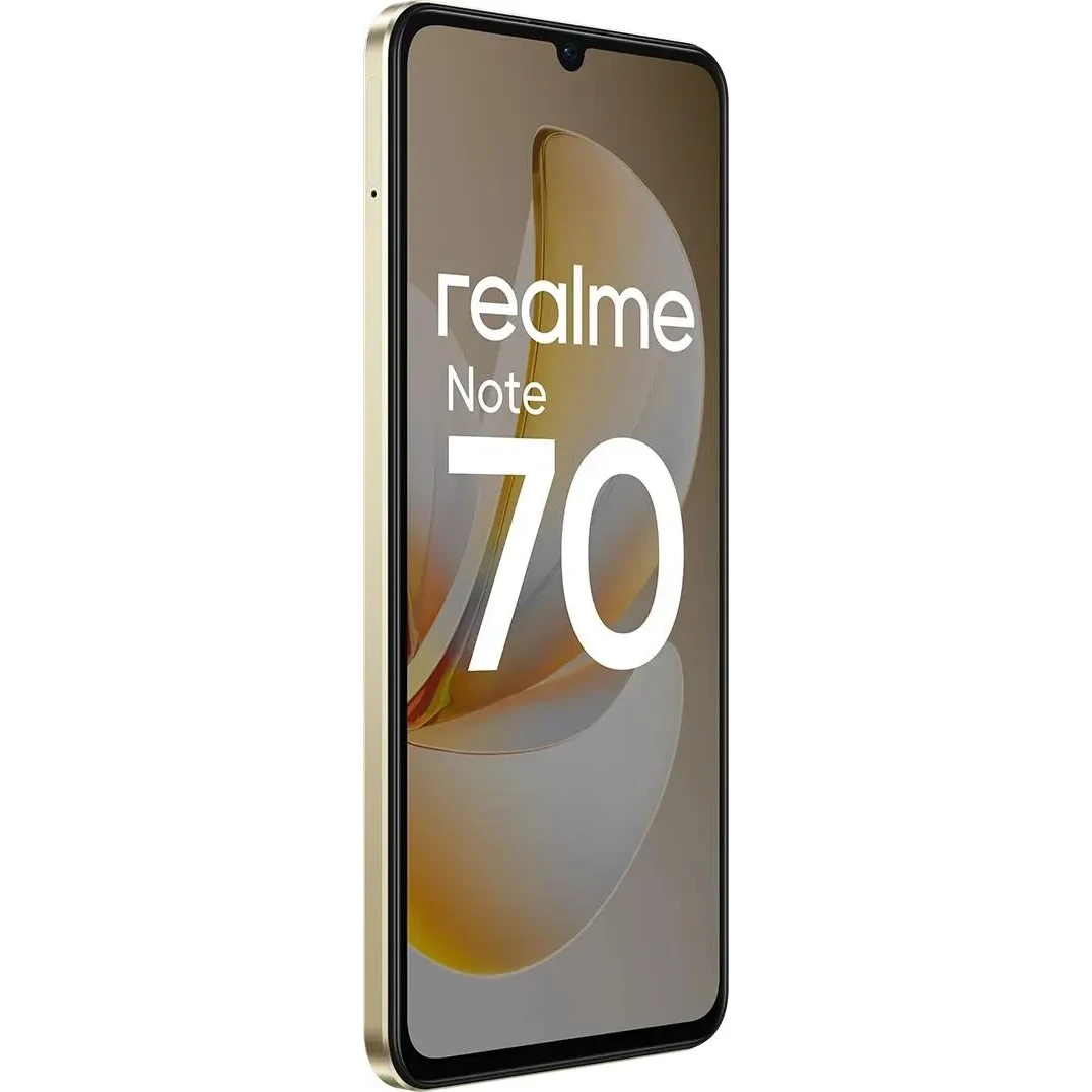 Смартфон Realme Note 70 6/128GB Gold (RMX5313) - 6941764470620 - фото 2